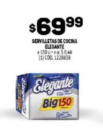 Makro Elegante Servilletas De Cocina x 150u oferta