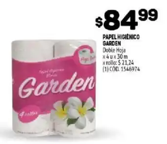 Makro Garden Papel Higiénico Doble Hoja x 4 u x 30m oferta