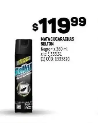 Makro Selton Mata Cucarachas Negro x 360ml oferta
