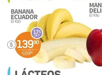 Alvear Banana Ecuador El Kilo oferta