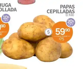 Alvear Papas Cepilladas El Kilo oferta