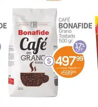 Alvear Bonafide Café Grano Tostado 500gr oferta