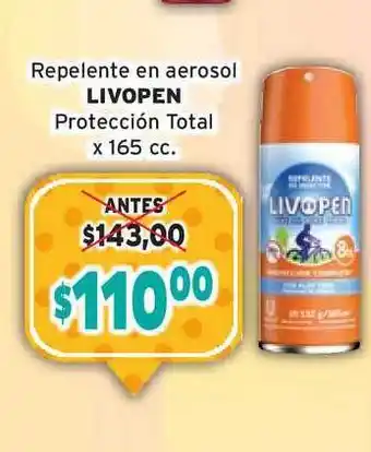 Livopen Repelente en aerosol Protección Total x 165cc