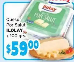 El Solar Supermercados Ilolay Queso Por Salut x 100grs oferta
