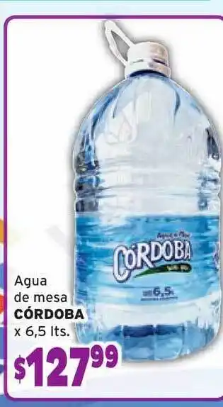 Córdoba Agua de mesa x 6.5lts.