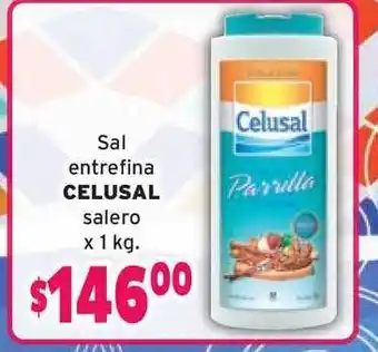 Celusal Sal Entrefina Salero x 1kg.