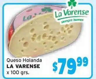 La Varense Queso Holanda x 100grs.