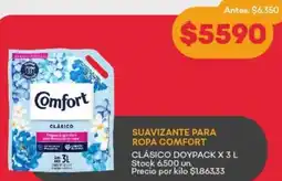 Supermercados Tadicor Suavizante para ropa comfort oferta