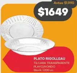 Supermercados Tadicor Plato rigolleau oferta