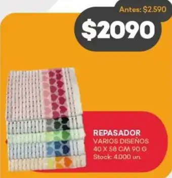 Supermercados Tadicor Repasador varios diseños oferta
