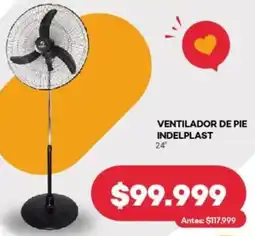 Supermercados Tadicor Ventilador de pie indelplast oferta