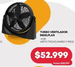 Turbo ventilador indelplas