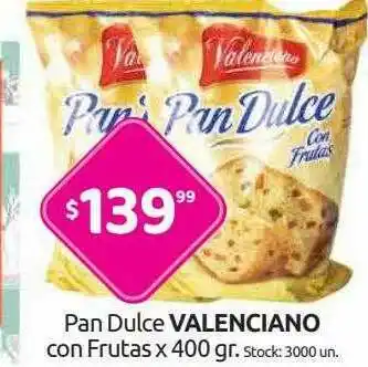 Cordiez Valenciano Pan Dulce Con Frutas x 400gr oferta