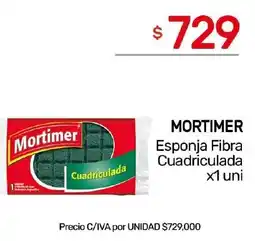 Nini Mayorista MORTIMER Esponja Fibra cuadriculada oferta