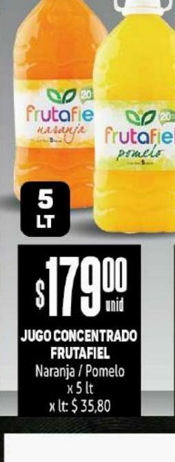 Makro Jugo concentrado frutafiel oferta