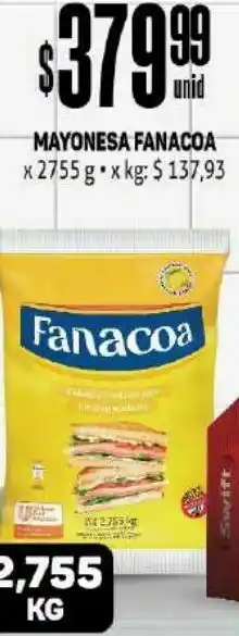 Makro Mayonesa fanacoa oferta