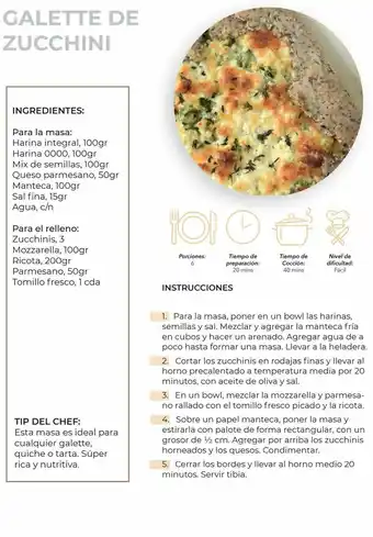 Jumbo Galleta de zucchini oferta