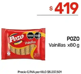 Nini Mayorista POZO vainillas oferta