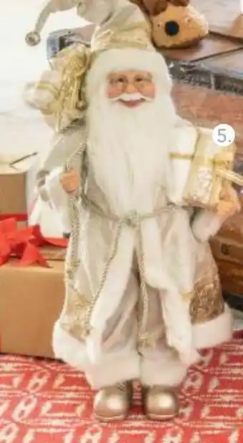 Jumbo Santa 45 cm metalica oferta