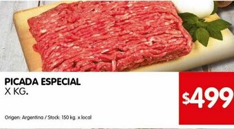 Disco Carne picada especial x kg oferta