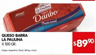 Disco Quesos barra la paulina oferta