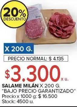 Carrefour BAJO PRECIO GARANTIZADO Salame milán oferta