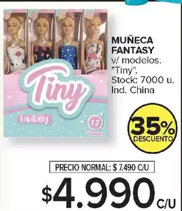 Carrefour Tiny muñeca fantasy oferta