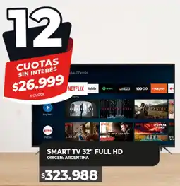 Supermayorista Vital SMART TV 32" FULL HD oferta