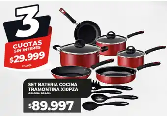 Supermayorista Vital Set bateria cocina tramontina oferta