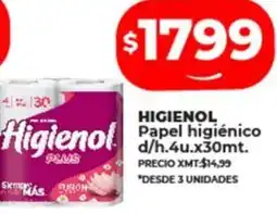 Supermayorista Vital HIGIENOL Papel higiénico oferta