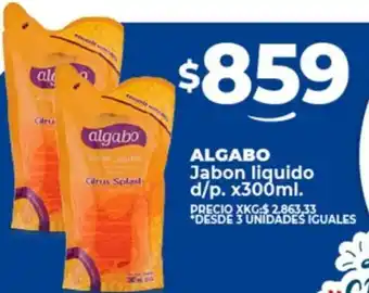 Supermayorista Vital ALGABO Jabon liquido oferta