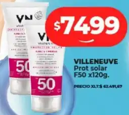 Supermayorista Vital VILLENEUVE Prot solar F50 oferta