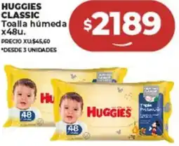 Supermayorista Vital HUGGIES CLASSIC Toalla húmeda oferta