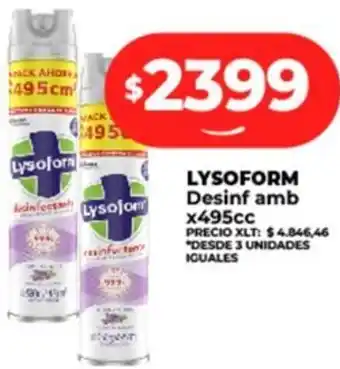 Supermayorista Vital LYSOFORM Desinf amb oferta