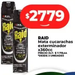 Supermayorista Vital RAID Mata cucarachas exterminador oferta
