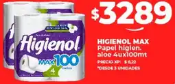Supermayorista Vital HIGIENOL MAX Papel higien. aloe oferta