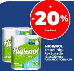 Supermayorista Vital HIGIENOL Papel Hig. texturado oferta