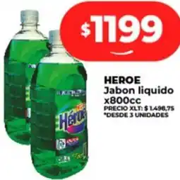 Supermayorista Vital HEROE Jabon liquido oferta
