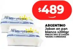 Supermayorista Vital ARGENTINO Jabon en pan blanco oferta
