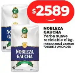 Supermayorista Vital NOBLEZA GAUCHA Yerba suave reciclable oferta