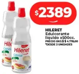 Supermayorista Vital HILERET Edulcorante liquido oferta