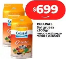 Supermayorista Vital CELUSAL Sal gruesa oferta
