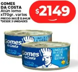 Supermayorista Vital GOMES DA COSTA Atún lomo oferta