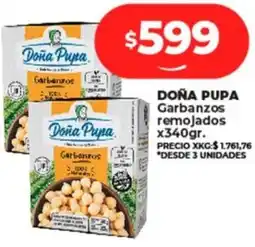 Supermayorista Vital DOÑA PUPA Garbanzos remojados oferta