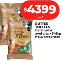 Supermayorista Vital BUTTER TOFFEES Caramelos avellana oferta