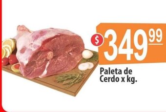 Autoservicio Capo Paleta de Cerdo oferta