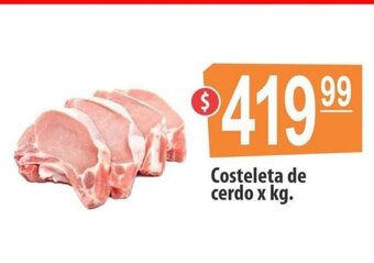 Autoservicio Capo Costeleta de cerdo x kg oferta