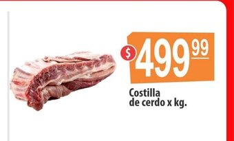 Autoservicio Capo Costilla de cerdo x kg oferta