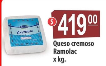 Autoservicio Capo Queso cremoso Ramolac x kg oferta