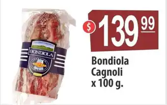 Autoservicio Capo Bondiola Cagnoli x 100g oferta